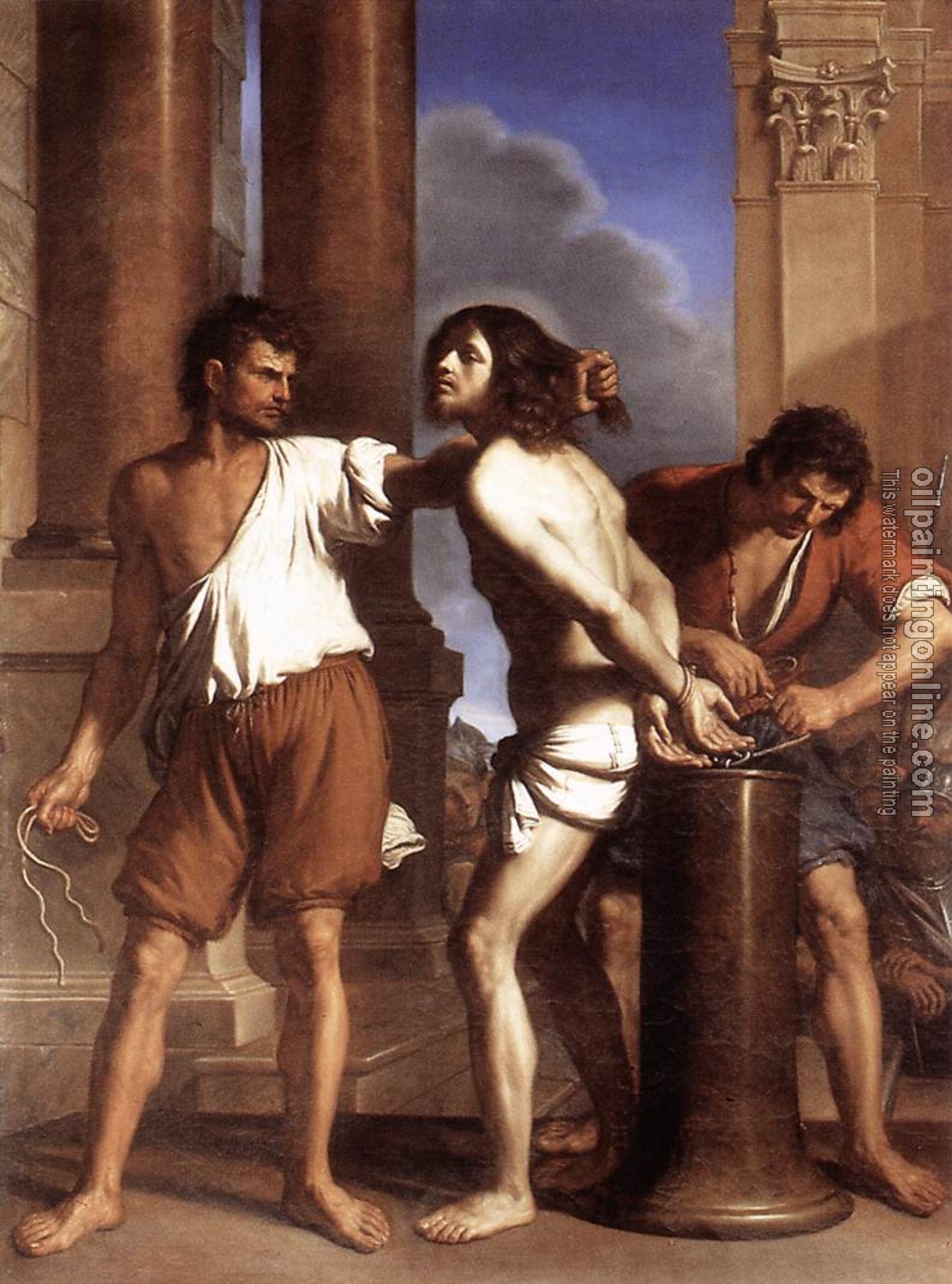 Guercino - The Flagellation of Christ